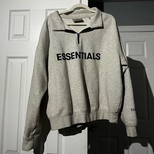 fear of god Essentials zip up